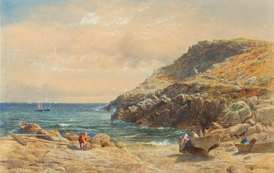 Landschap aan de Cornish Kust door John Mogford